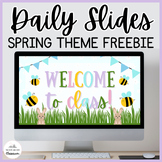 Free Editable Spring Daily Slides Template - Google Slides