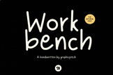 Free Editorial/Notes Font - Workbench Handwritting Font