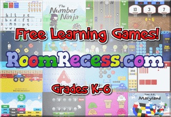 Preview of Free Educational Computer Games for Kids & Elementary Students | RoomRecess.com