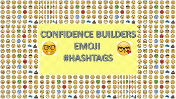Preview of Free Emoji #Hashtag Confidence Builders