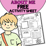 Free End of Year Activity Sheet - About Me Coloring Page f