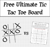 Free End of Year Activity: Ultimate Tic Tac Toe