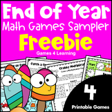 Free End of Year Math Games for Centers - Fun Summer Schoo