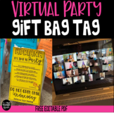 Free End of Year Virtual Party Gift Tag