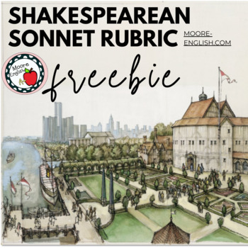 Preview of Free English or Shakespearean Sonnet Rubric / 100% Editable Google Slides