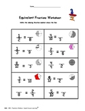 Free - Equivalent Fractions Worksheet
