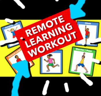 Preview of Free Exercise Workout Videos! Remote Learning / Physical Education