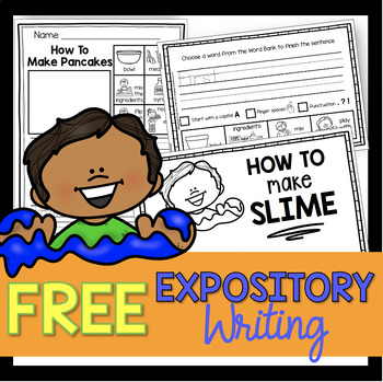 Preview of Free Expository Writing Activities Prompts First Grade Writer's Workshop