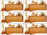 Free! "FALL INTO A GOOD BOOK!" Bookmarks for Back To Schoo