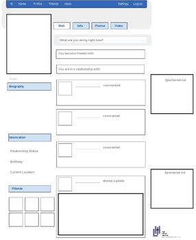 Preview of FREE Facebook Templates: High Interest Learning! Great for Hist and Reading!!!
