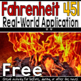 Free Fahrenheit 451 Real-World APP Activity