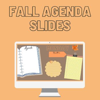 Preview of Free Fall Agenda Slides