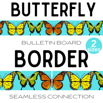 Preview of Free Fall Butterfly Bulletin Board Border