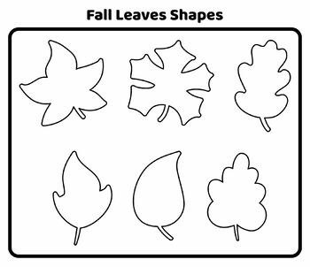 fall leaf templates printable free