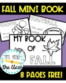 Free Fall Mini Book