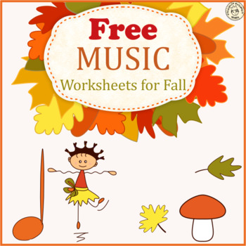 Preview of Free Fall Music Worksheets