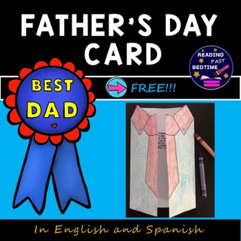 Preview of Free Father's Day Card in English and Spanish