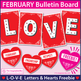 Free February Bulletin Board Display, Valentine's Day Clas