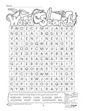Free February Word Search