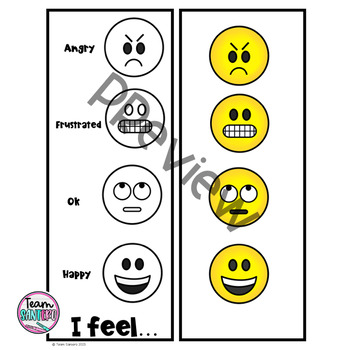 Free Feelings Chart by Team Santero | TPT