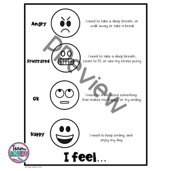 Free Feelings Chart by Team Santero | TPT