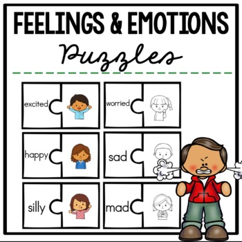 Preview of Free Feelings and Emotions Puzzles