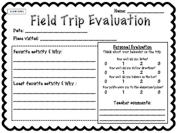 field trip feedback google form