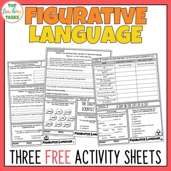 Preview of Free Figurative Language Activities