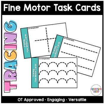 Preview of Free Fine Motor Tracing Task Cards
