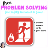 Free Fire Prevention Solving Problems Activity