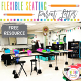 Free Flexible Seating Parent Letter | Editable