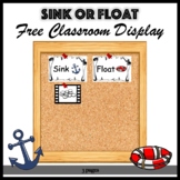 Free Sink or Float Classroom Display