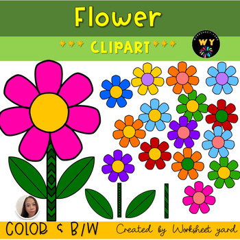 Preview of Free!  Flower clip art , Spring flower clipart