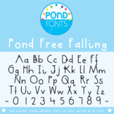 Free Font - Pond Free Falling