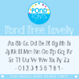 Free Font - Pond Free Lovely