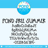 Free Font - Pond Free Summer