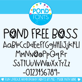 Free Fonts - Pond Free Boss