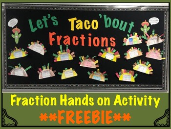 Preview of Free Fraction Taco Activity