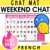 FREE French Chat Mat - Weekend Chat in Present Tense - Mon