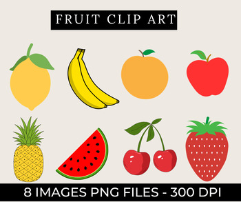 Preview of Free Fruit Clip Art