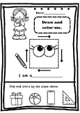 Free Fun with Shapes - Kindergarten Worksheet |Activity 2: