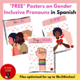 Free Gender Inclusive Pronouns Posters in Spanish | "Elle" 