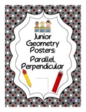 Free Geometry Posters:  Parallel & Perpendicular Lines
