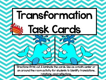 Preview of Free-Geometry-Transformation Task Cards