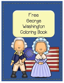 Preview of Free George Washington Coloring Book