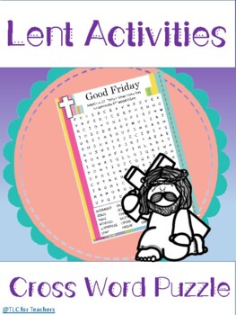 Preview of Free Good Friday Word Search For Kids