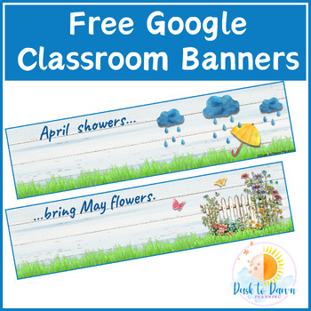Preview of Free Google Classroom Headers