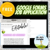 Free Google Forms™ Virtual Job Application