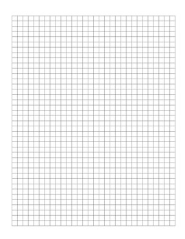 Preview of Free Graph Paper Template  (30 x 40 Squares)
