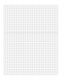 Free Graph Paper Template  (30 x 40 Squares)